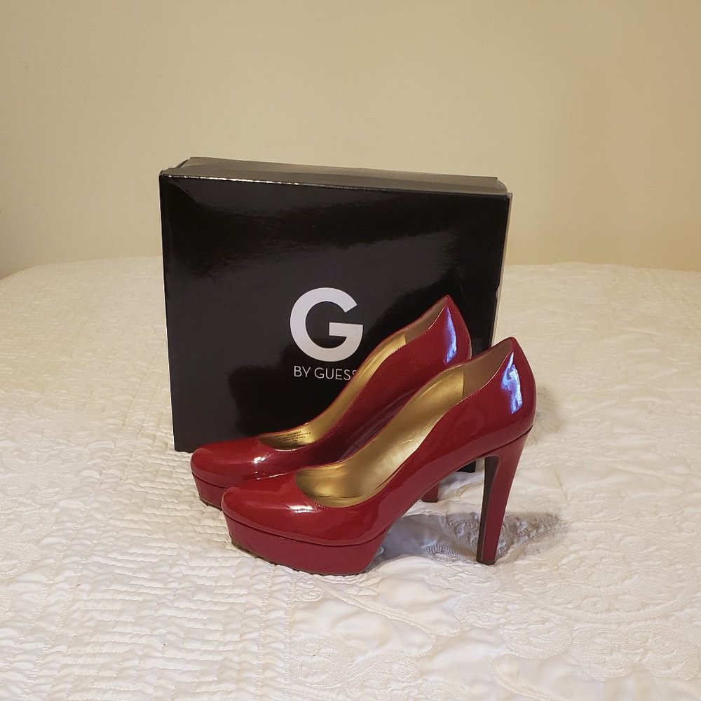 G by Guess Cannor Dark Red Pumps Size 10M